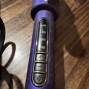 Ion Titanium Purple 1 1/2" Curling Iron 4 Heat Settings